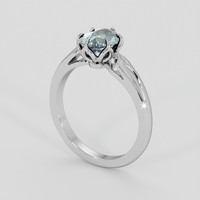 1.38 Ct. Bi Color Sapphire Ring, 10K White Gold 2