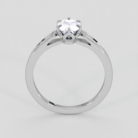 0.91 Ct. Blue Sapphire Ring, 10K White Gold 3