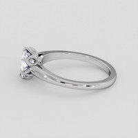 0.91 Ct. Blue Sapphire Ring, 10K White Gold 4