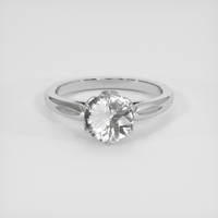 1.45 Ct. White Sapphire Ring, 10K White Gold 1