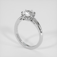 1.45 Ct. White Sapphire Ring, 10K White Gold 2