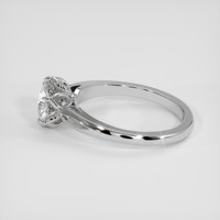 1.45 Ct. White Sapphire Ring, 10K White Gold 4