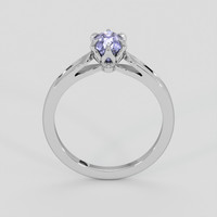 1.15 Ct. Bluish Purple Sapphire Ring, 10K White Gold 3
