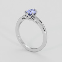0.85 Ct. Violet Sapphire Ring, 10K White Gold 2