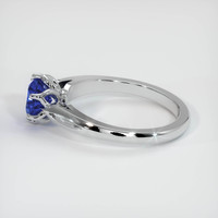 1.30 Ct. Sapphire Ring, 14K White Gold 4