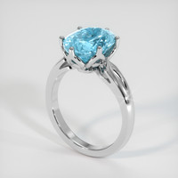 4.01 Ct. Gemstone Ring, 14K White Gold 2