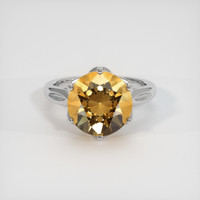 4.16 Ct. Gemstone Ring, 14K White Gold 1