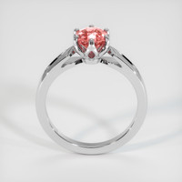 1.03 Ct. Padparadscha Sapphire Ring, 14K White Gold 3