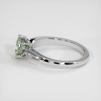 1.46 Ct. Green Sapphire Ring, 14K White Gold 4
