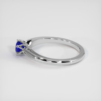 0.42 Ct. Sapphire Ring, 14K White Gold 4