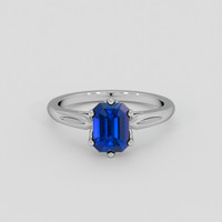 2.01 Ct. Color Change Sapphire Ring, 14K White Gold 1