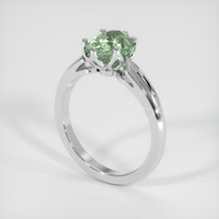 1.74 Ct. Sapphire Ring, 14K White Gold 2