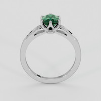 1.19 Ct. Bluish Green Sapphire Ring, 14K White Gold 3