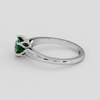 1.19 Ct. Bluish Green Sapphire Ring, 14K White Gold 4