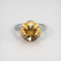 4.16 Ct. Gemstone Ring, 18K White Gold 1