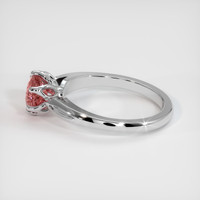 1.03 Ct. Sapphire Ring, 18K White Gold 4