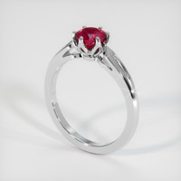 Ruby Ring 1.12 Ct. 18K White Gold Preview