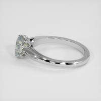 1.12 Ct. Bi Color Sapphire Ring, 18K White Gold 4