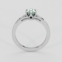 1.20 Ct. Green Sapphire Ring, 18K White Gold 3