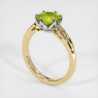 1.23 Ct. Gemstone Ring, 14K White & Yellow 2