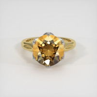 4.16 Ct. Gemstone Ring, 14K White & Yellow 1