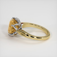 4.16 Ct. Gemstone Ring, 14K White & Yellow 4