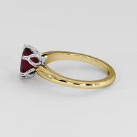 1.50 Ct. Ruby Ring, 14K White & Yellow 4