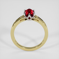1.01 Ct. Ruby Ring, 14K White & Yellow 3