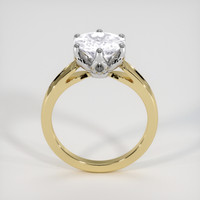 2.39 Ct. White Sapphire Ring, 14K White & Yellow 3
