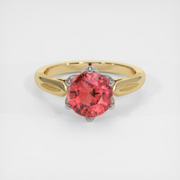 2.10 Ct. Gemstone Ring, 18K White & Yellow 1