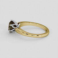 2.58 Ct. Color Change Sapphire Ring, 18K White & Yellow 4