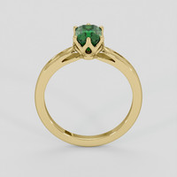 0.98 Ct. Green Tourmaline Ring, 10K Yellow Gold 3