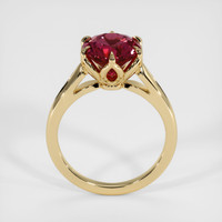 3.22 Ct. Red Garnet Ring, 10K Yellow Gold 3