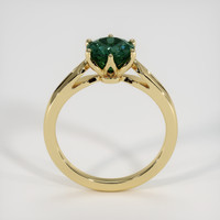 1.29 Ct. Bluish Green Sapphire Ring, 10K Yellow Gold 3