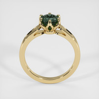 1.40 Ct. Green Sapphire Ring, 10K Yellow Gold 3