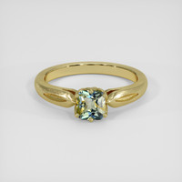 0.74 Ct. Bi Color / Parti Sapphire Ring, 10K Yellow Gold 1