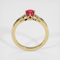 0.94 Ct. Ruby Ring, 14K Yellow Gold 3