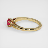0.94 Ct. Ruby Ring, 14K Yellow Gold 4