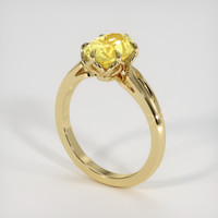 2.43 Ct. Yellow Sapphire Ring, 14K Yellow Gold 2