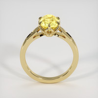 2.43 Ct. Yellow Sapphire Ring, 14K Yellow Gold 3