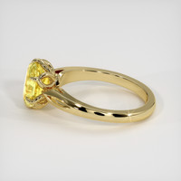 2.43 Ct. Yellow Sapphire Ring, 14K Yellow Gold 4