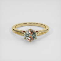 1.23 Ct. Bi Color Sapphire Ring, 14K Yellow Gold 1