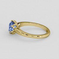 3.13 Ct. Blue Sapphire Ring, 14K Yellow Gold 4