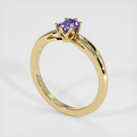 1.04 Ct. Sapphire Ring, 14K Yellow Gold 2