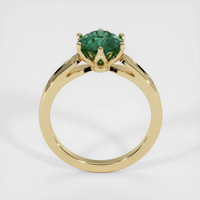 1.74 Ct. Bluish Green Sapphire Ring, 14K Yellow Gold 3