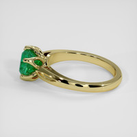 1.50 Ct. Emerald Ring, 18K Yellow Gold 4
