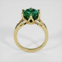 3.16 Ct. Emerald Ring, 18K Yellow Gold 3