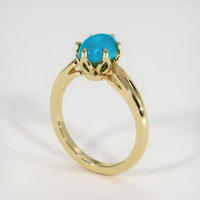 1.14 Ct. Gemstone Ring, 18K Yellow Gold 2