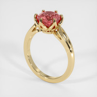 2.10 Ct. Gemstone Ring, 18K Yellow Gold 2