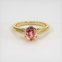 1.35 Ct. Sapphire Ring, 18K Yellow Gold 1